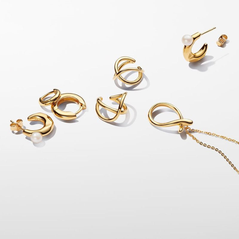 Ear Cuff Infinito Linea Sinuosa
