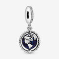 Charm pendente Globo girevole