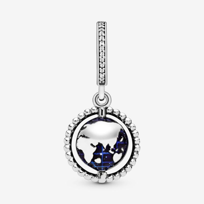 Charm pendente Globo girevole