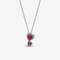 Collana Doppi Cuori Rossi