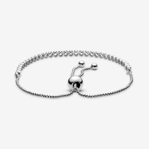 Bracciale tennis con chiusura regolabile