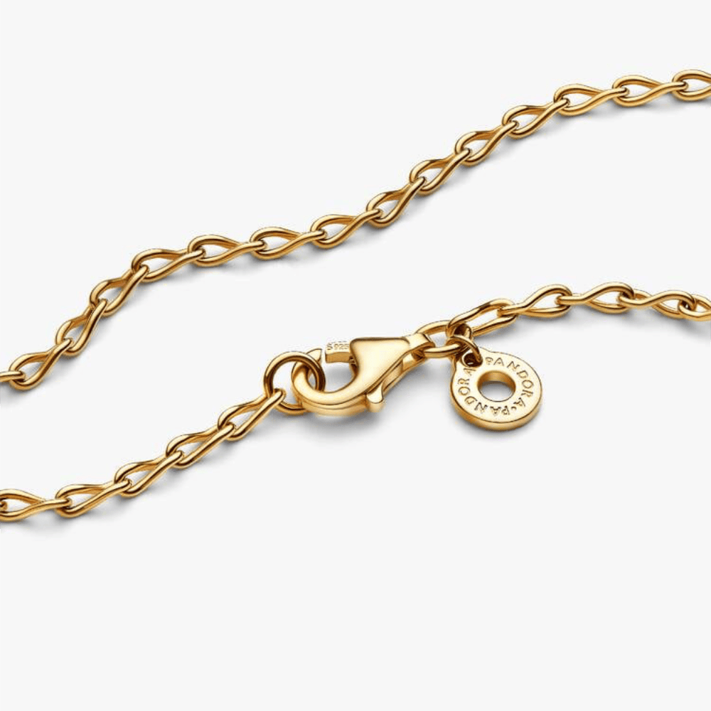 Collana Catena Infinito Dorata
