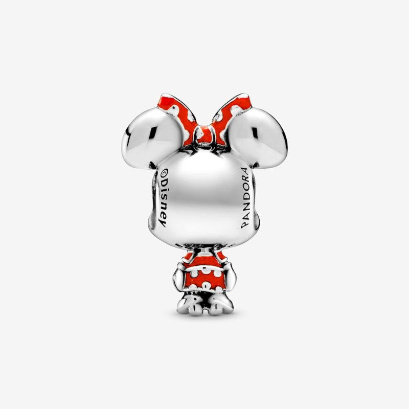 Disney, Charm Minnie con abito e fiocco a pois