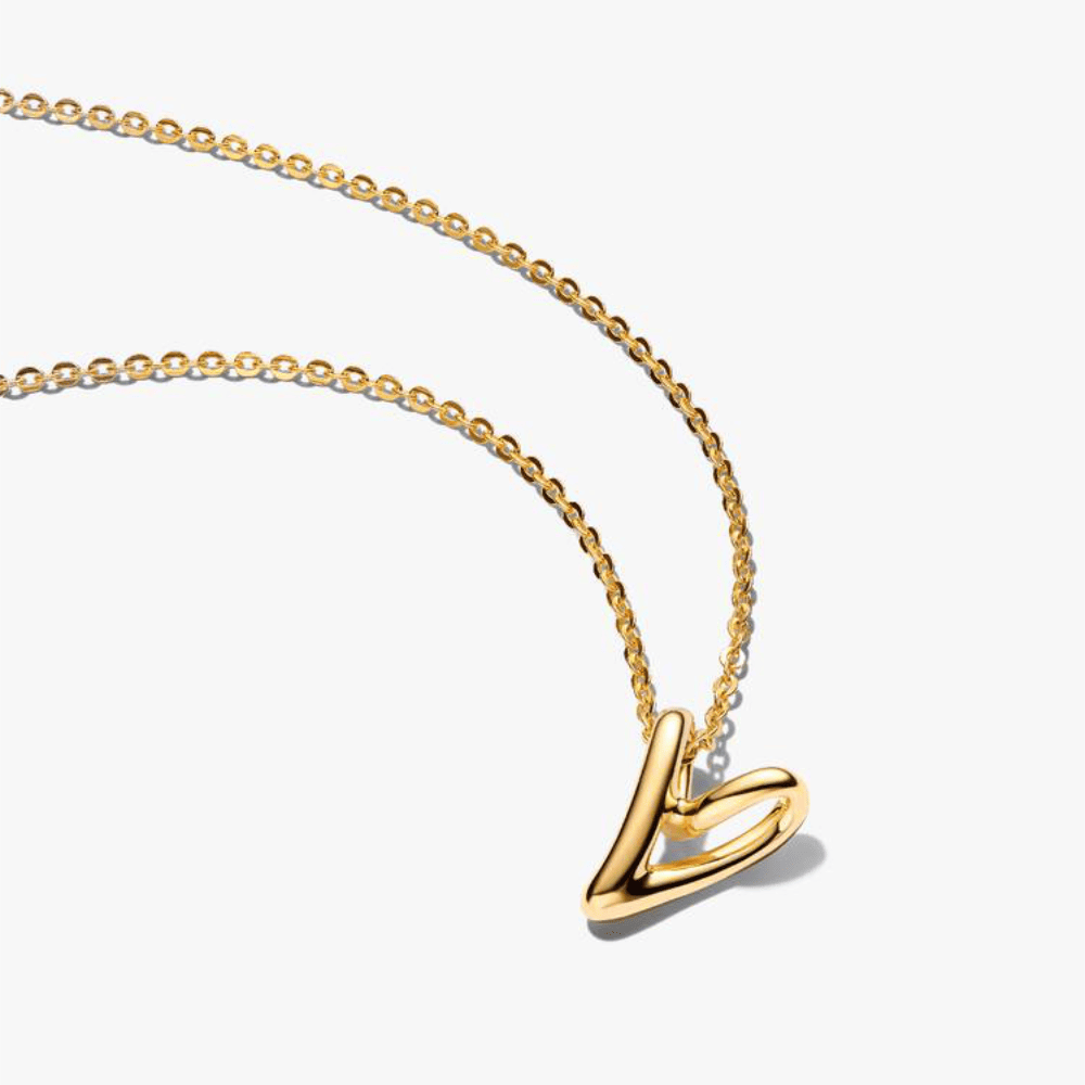 Collana Cuore Piccolo Linea Sinuosa