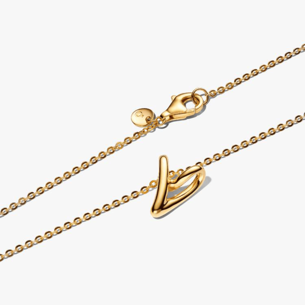 Collana Cuore Piccolo Linea Sinuosa