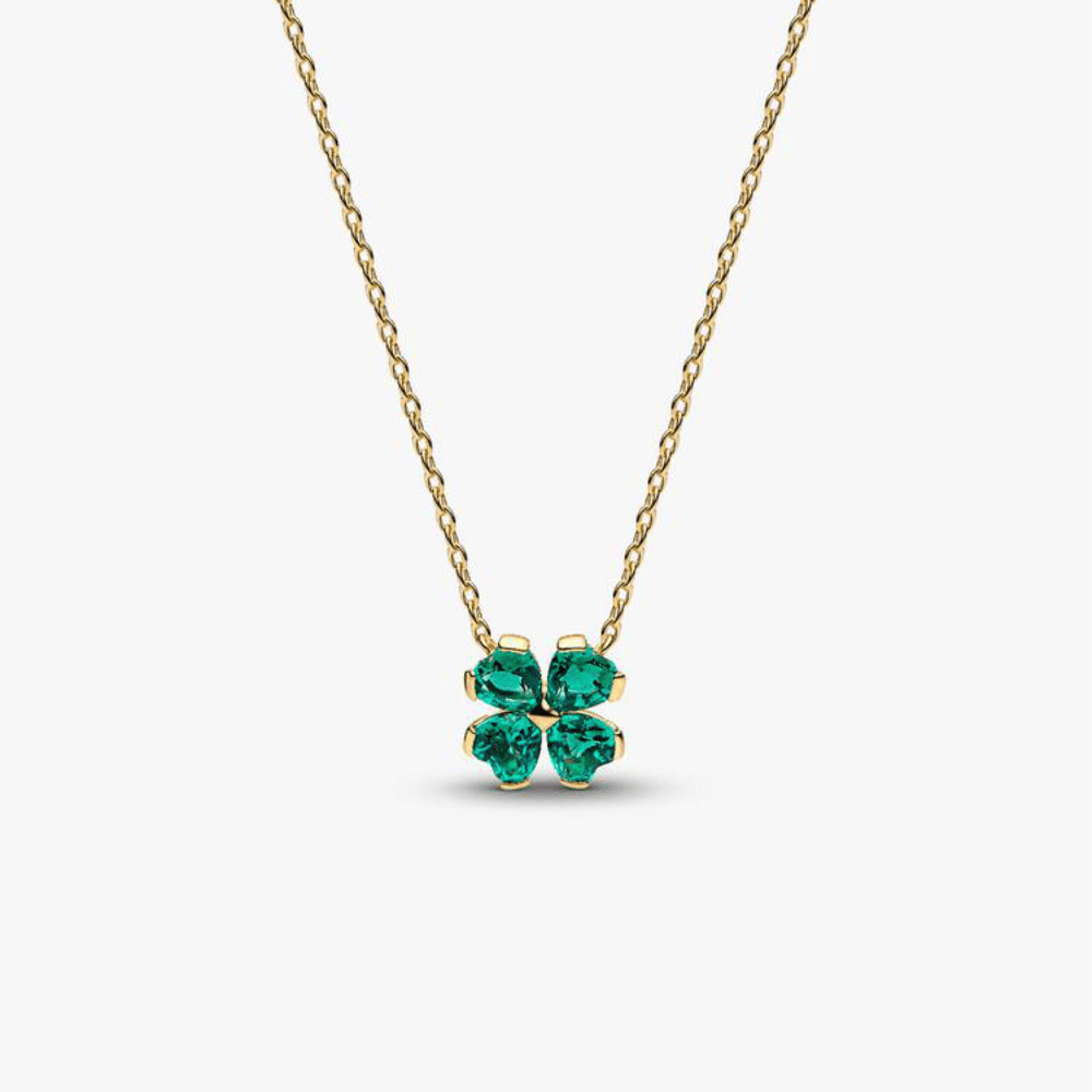 Collana Quadrifoglio Verde