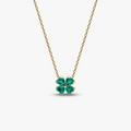 Collana Quadrifoglio Verde