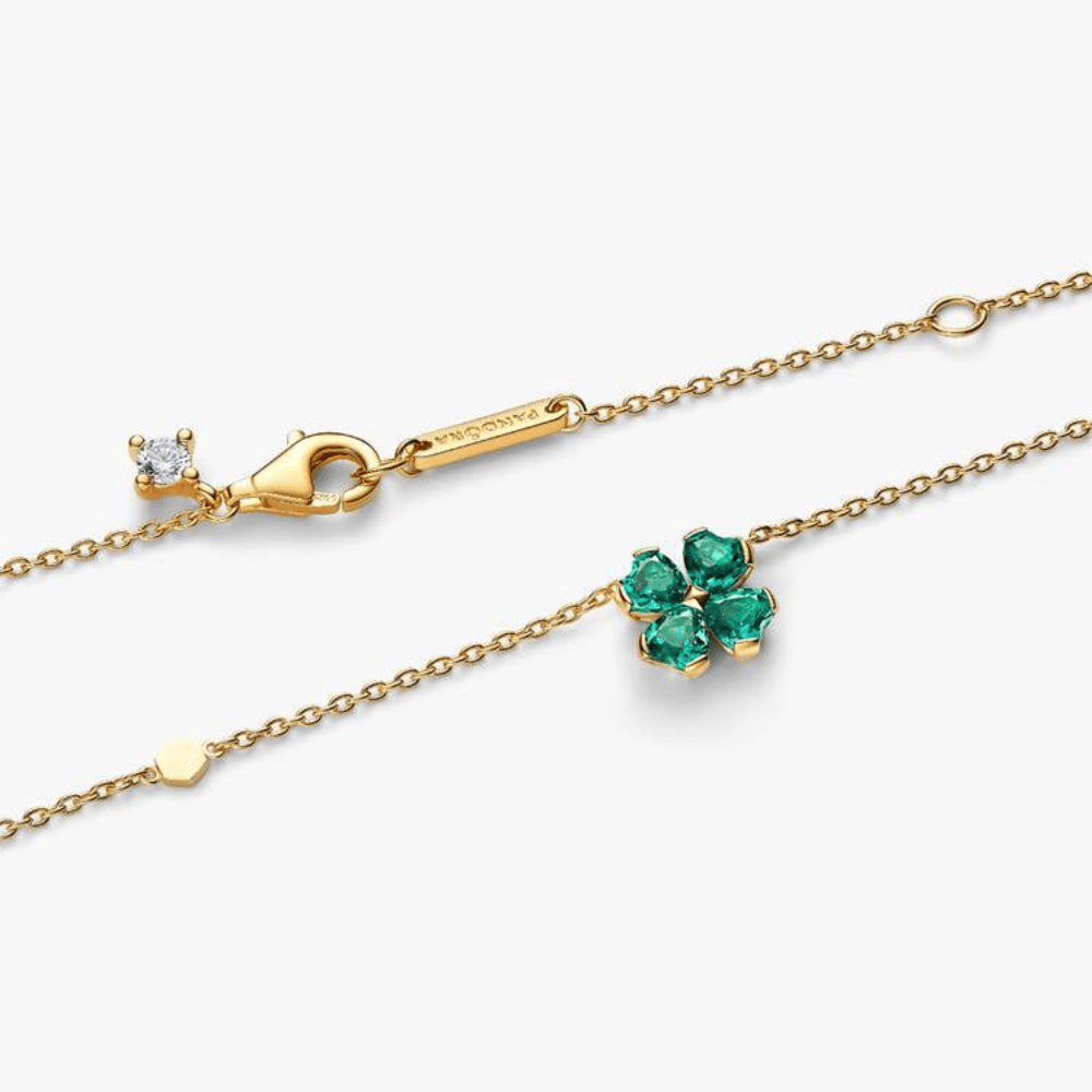 Collana Quadrifoglio Verde
