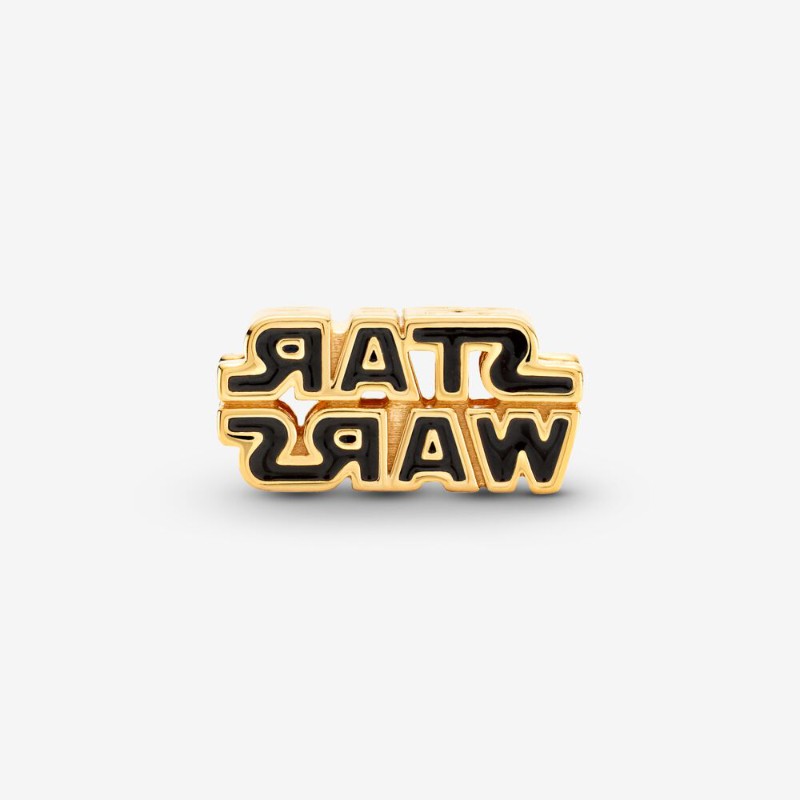 Star Wars, charm scintillante con logo in 3D