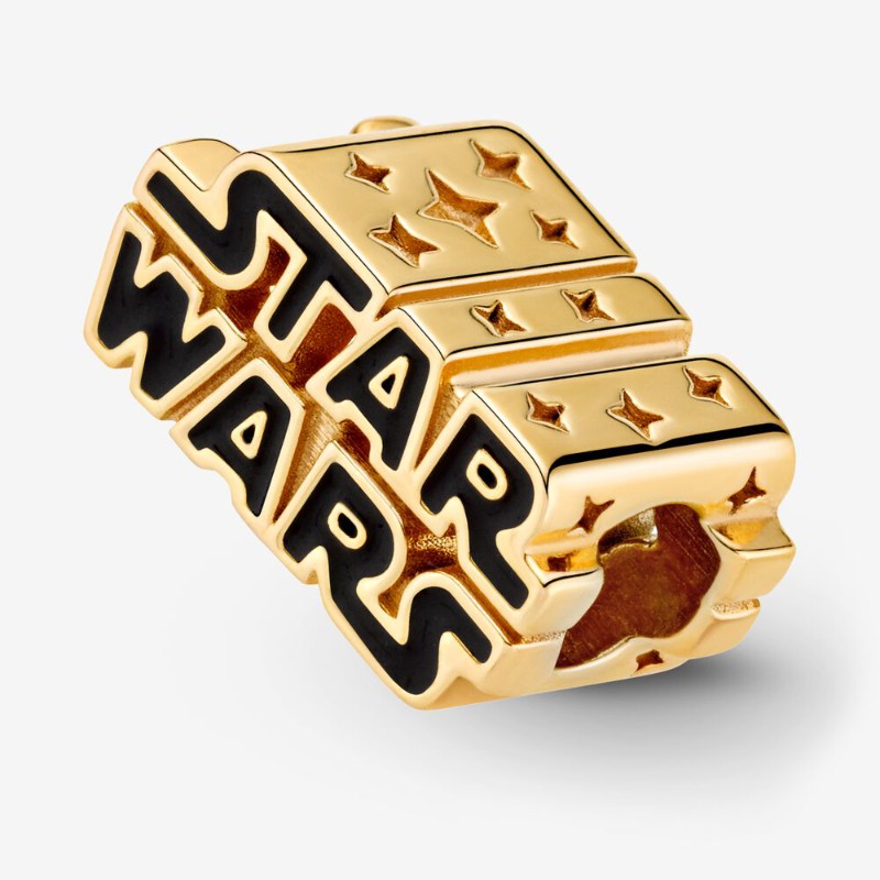 Star Wars, charm scintillante con logo in 3D
