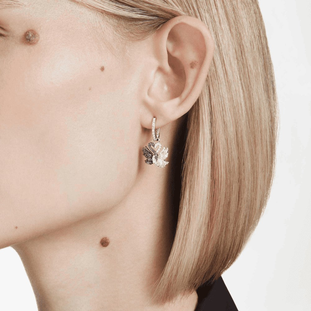 SWAROVSKI | Orecchini pendenti Swan