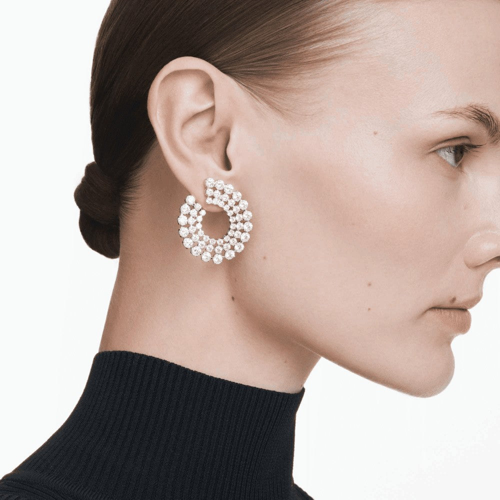 SWAROVSKI | Orecchini a cerchio Matrix
