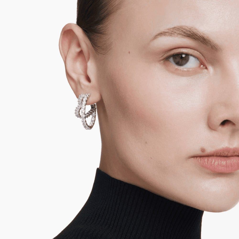 SWAROVSKI | Orecchini a cerchio Matrix