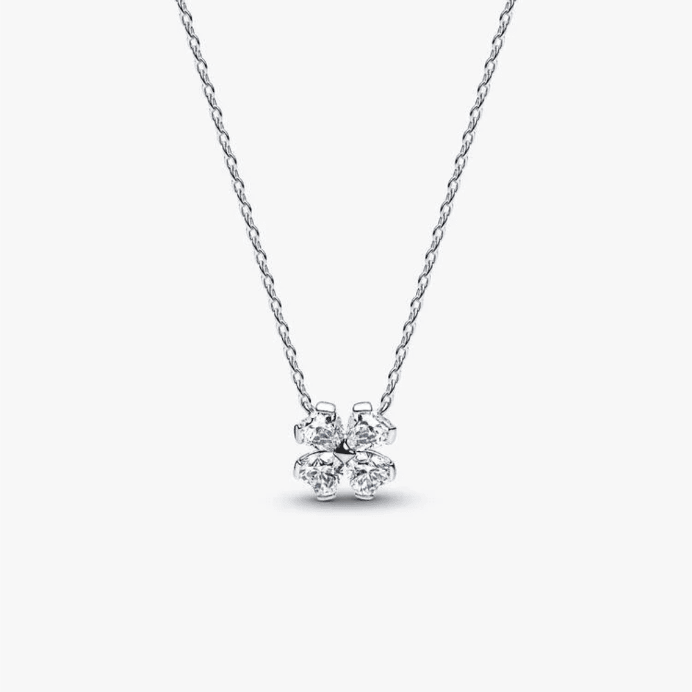 Collana Quadrifoglio Luminoso