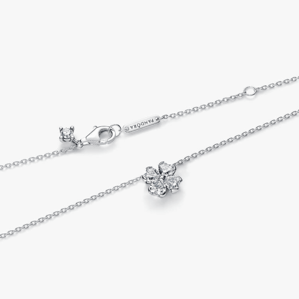 Collana Quadrifoglio Luminoso