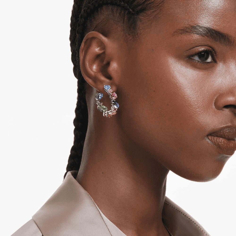 SWAROVSKI | Orecchini a cerchio Gema