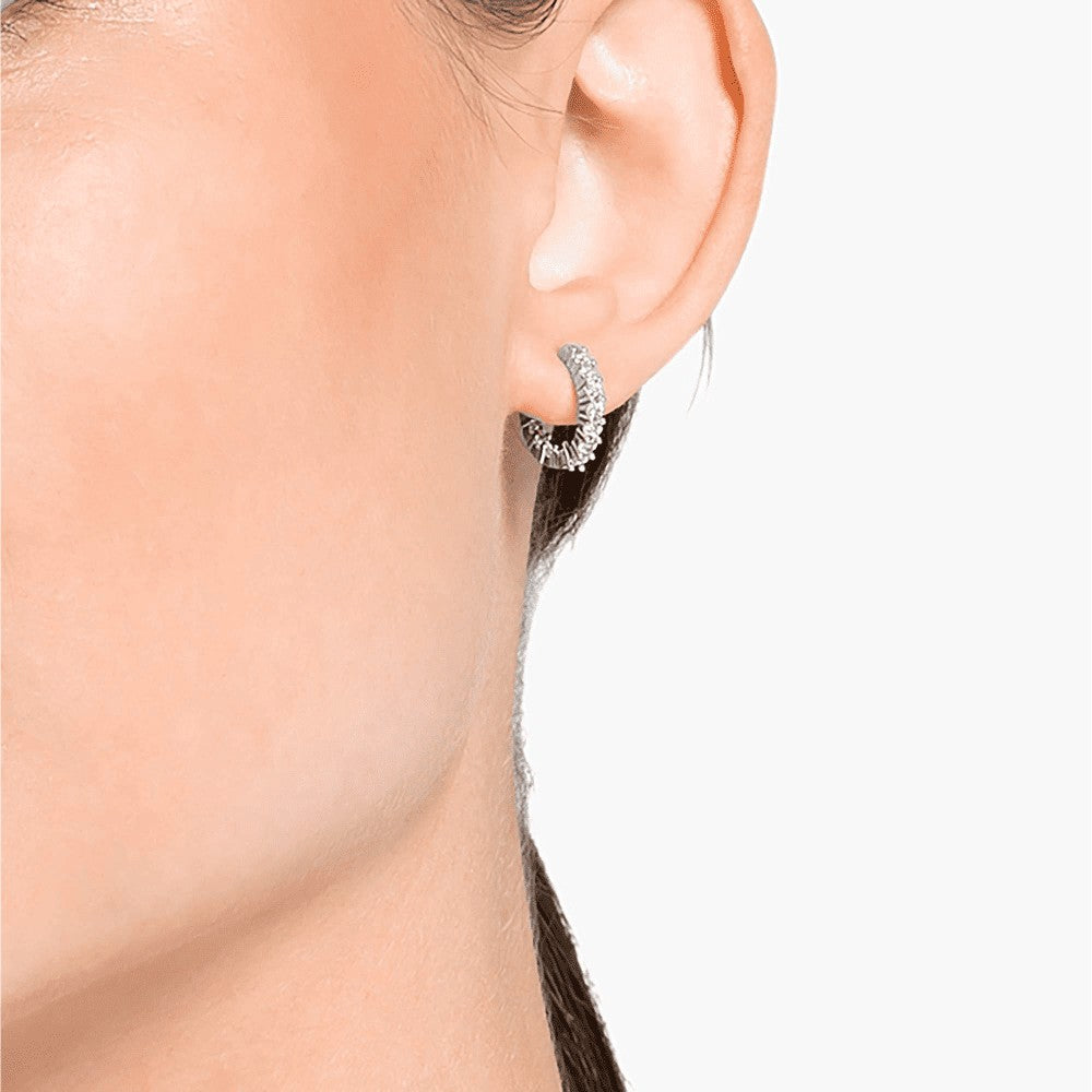 SWAROVSKI | Orecchini a cerchio Matrix Vittore