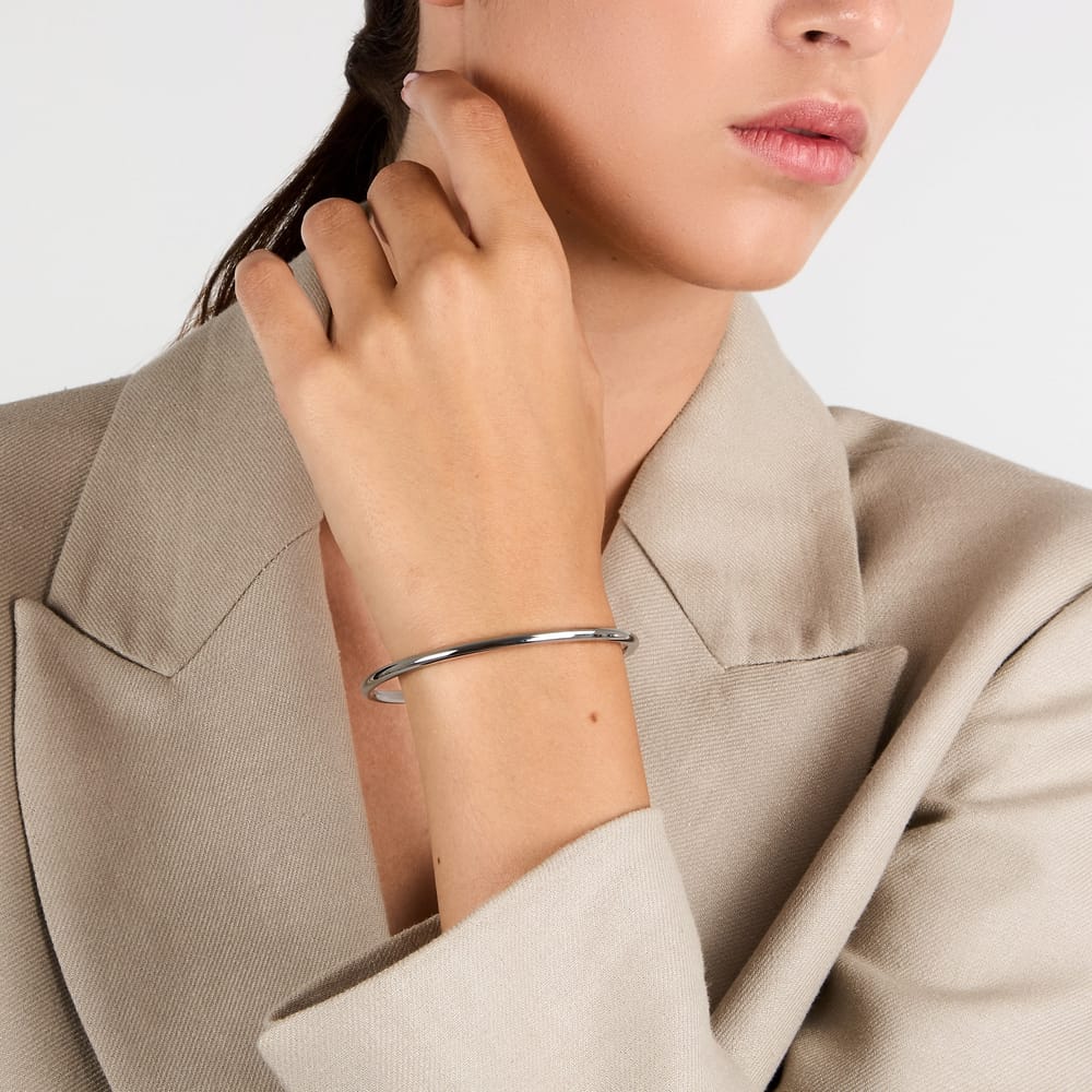 Bracciale Rigido Cerchi in Acciaio – Morellato SAKM93 indossato