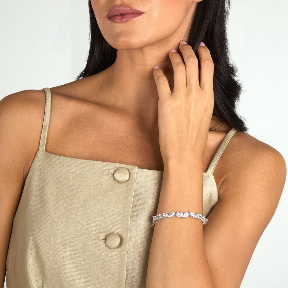 Bracciale Riflessi in Argento e Zirconi Bianchi – Morellato SABC06 indossato