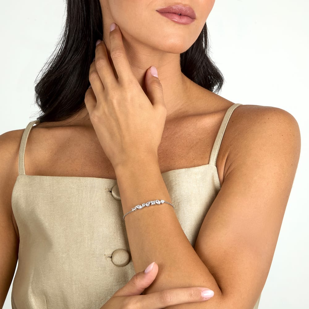 Bracciale Riflessi in Argento e Zirconi Bianchi – Morellato SABC14 indossato