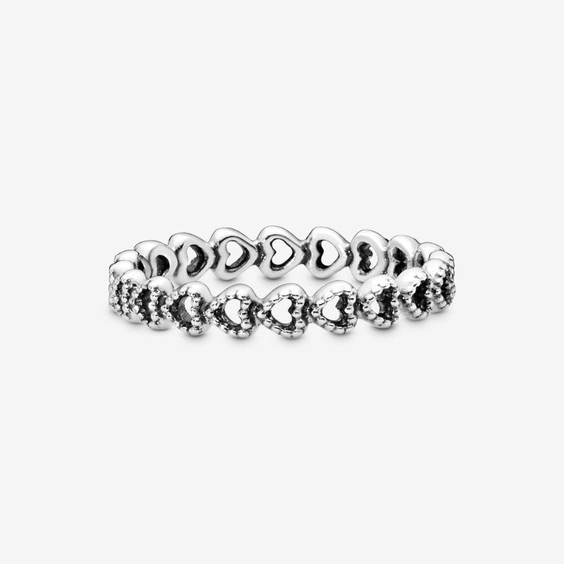 Pandora | Anello Fascia di Cuori