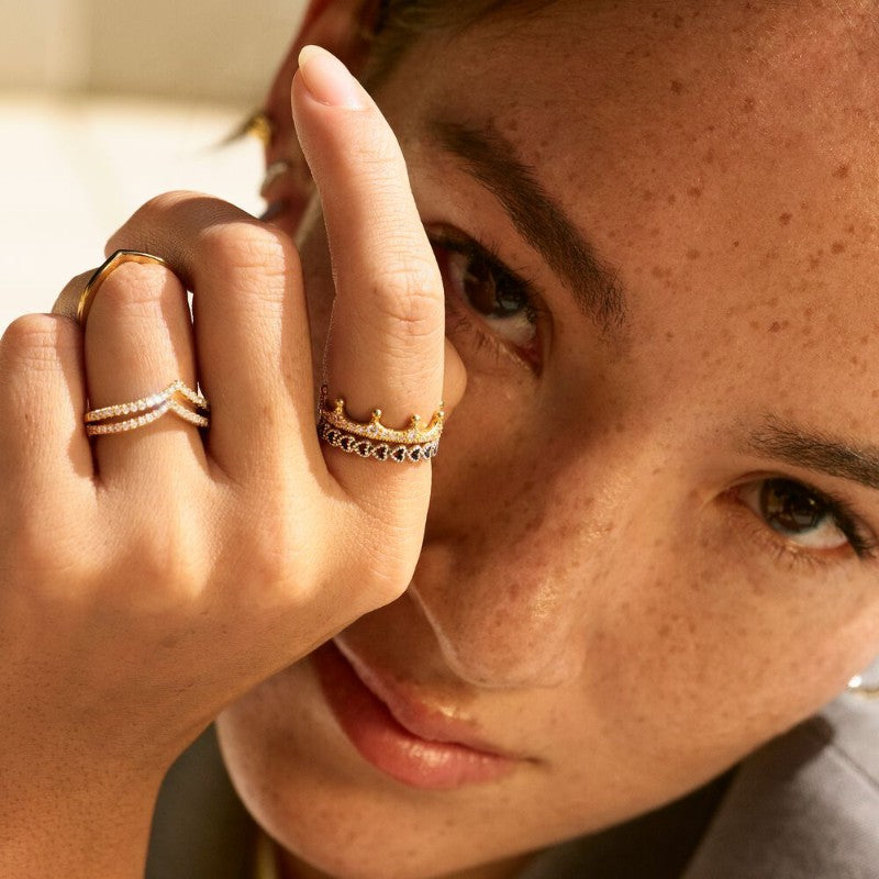 Pandora | Anello Fascia di Cuori