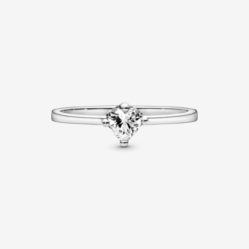 Pandora | Anello Solitario con Cuore