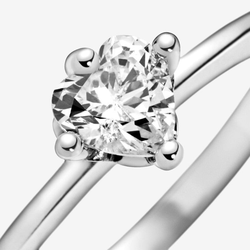 Pandora | Anello Solitario con Cuore