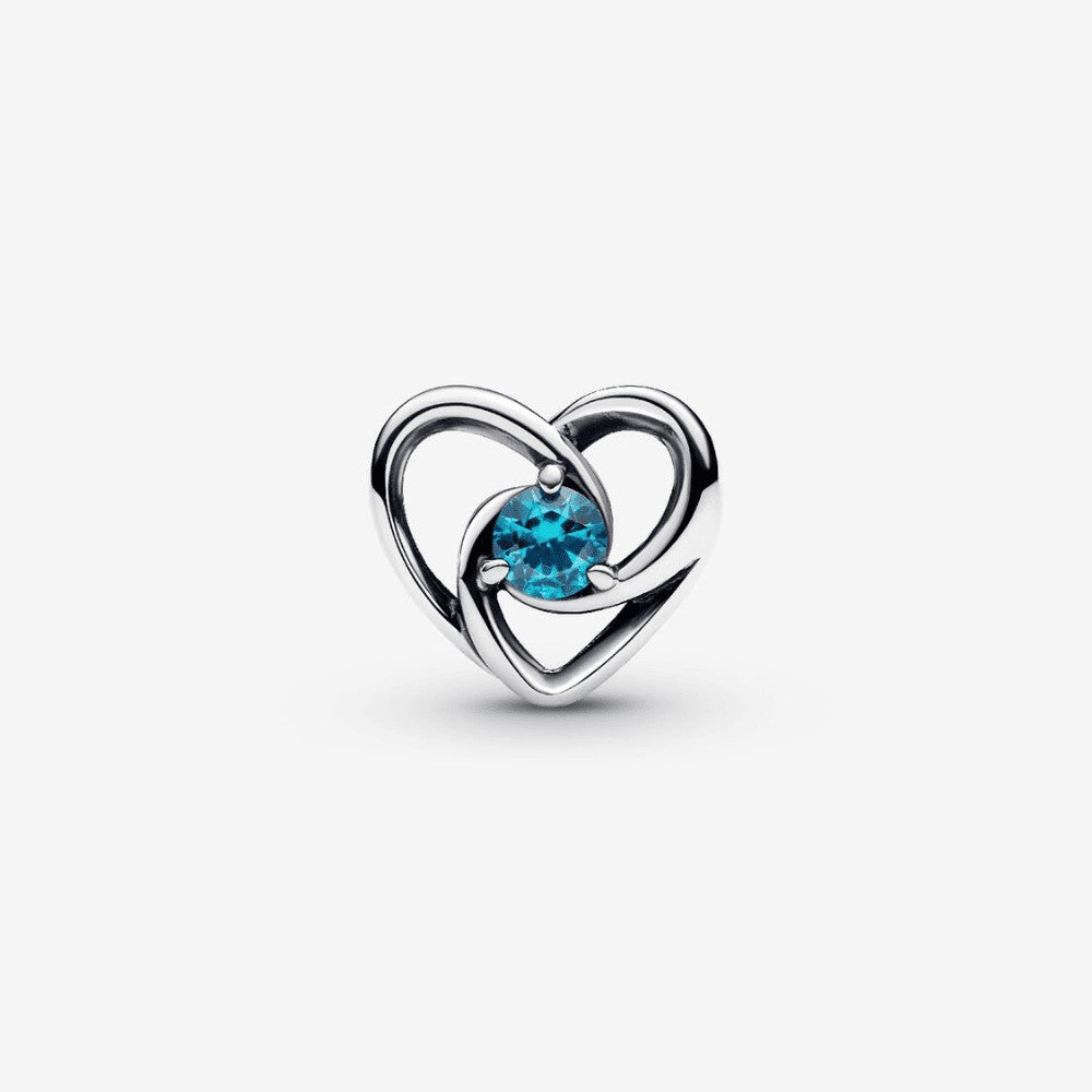 Charm Cuore Eterno Blu