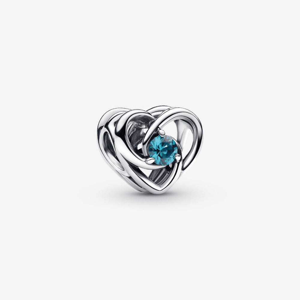 Charm Cuore Eterno Blu