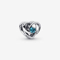 Charm Cuore Eterno Blu