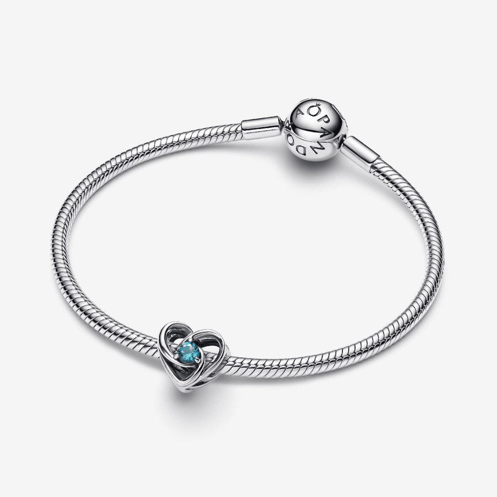 Charm Cuore Eterno Blu