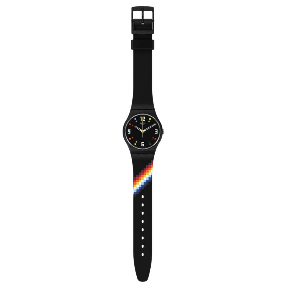 SWATCH| BLACK CAROUSEL SQUARES