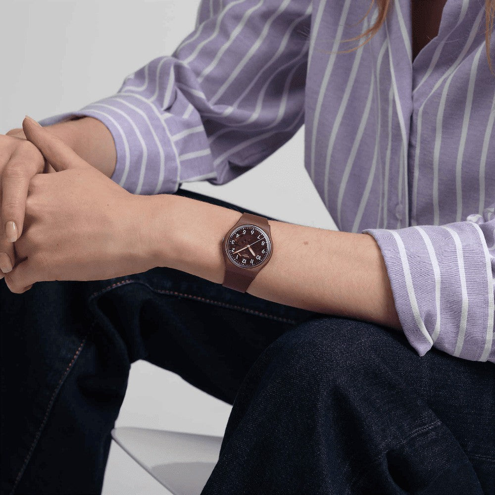 SWATCH| THRU THE CROWN GLASS