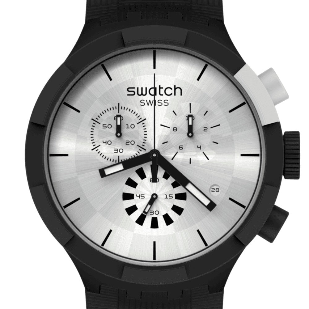 SWATCH| CHEQUERED SILVER