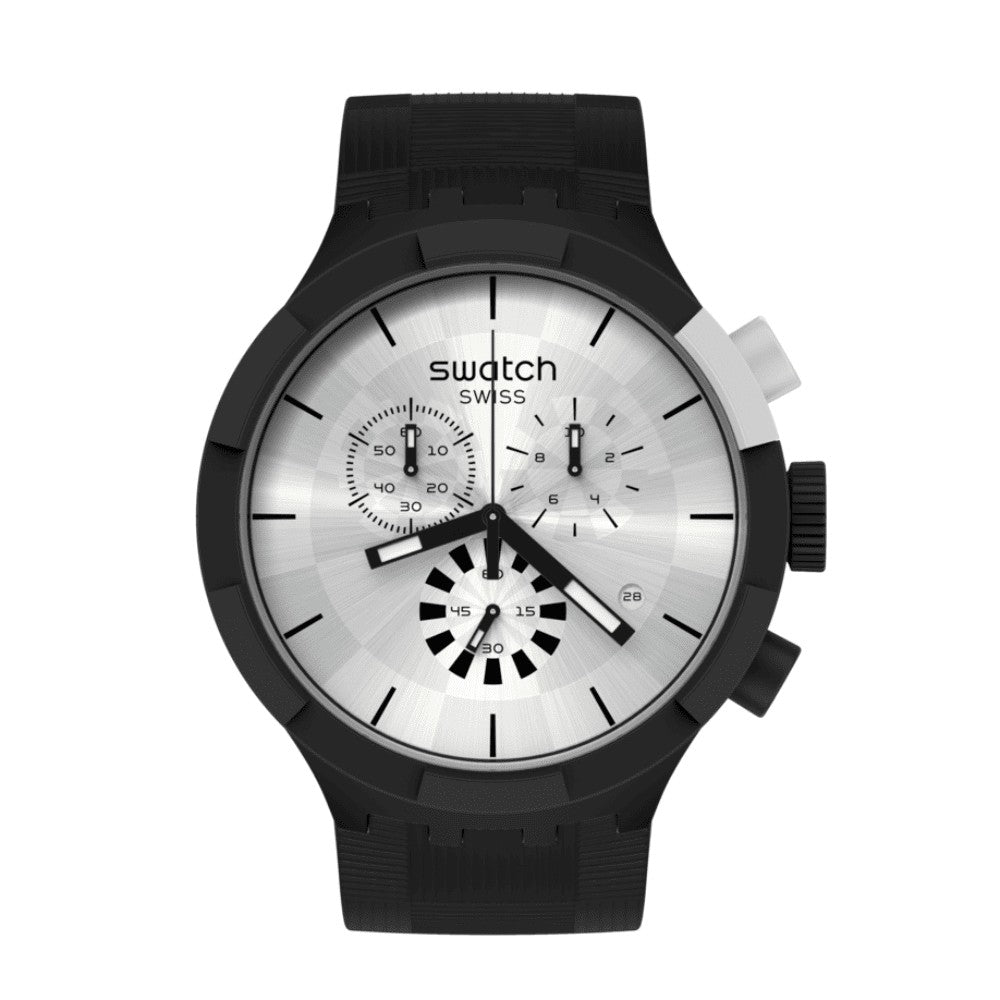 SWATCH| CHEQUERED SILVER