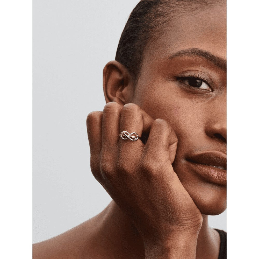 Pandora | Anello Legame Infinito Dorato