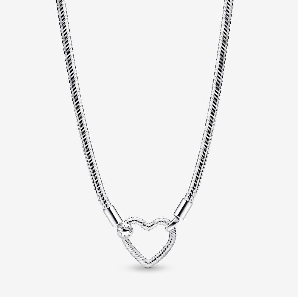 Collana Maglia Snake Chiusura a Cuore
