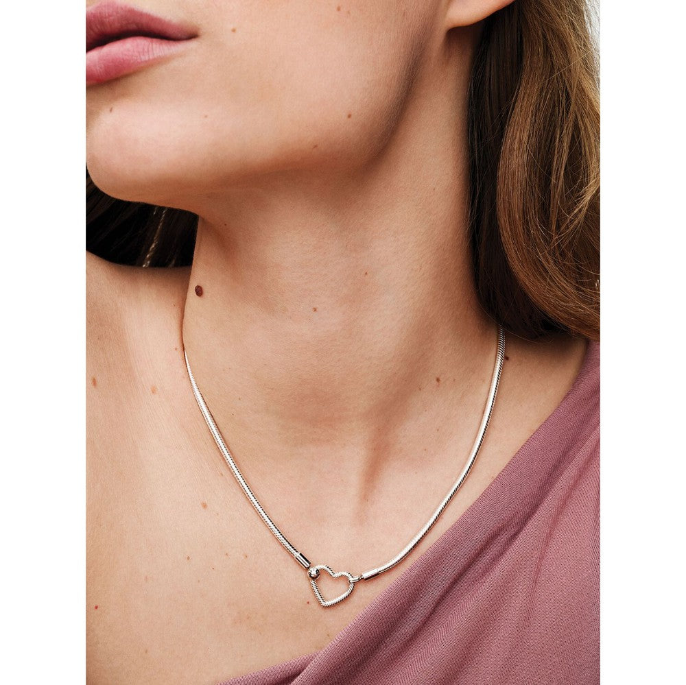 Collana Maglia Snake Chiusura a Cuore