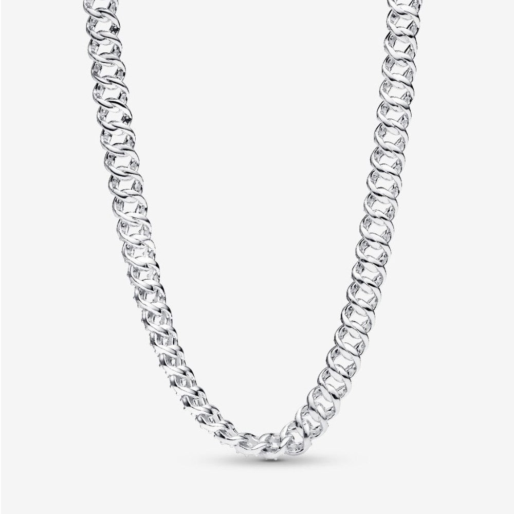 Collana Catena Maglia Cubana Pavè