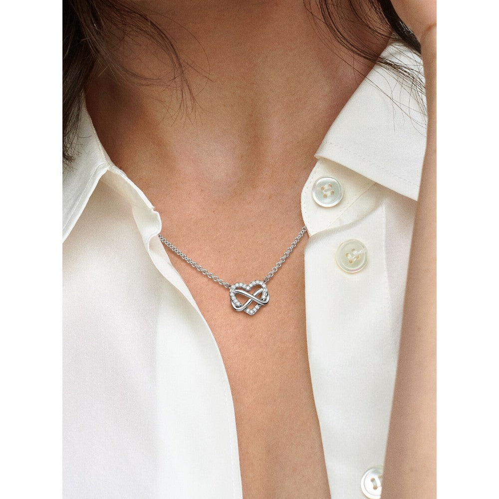 Collana Cuore Infinito Pietre Luminose