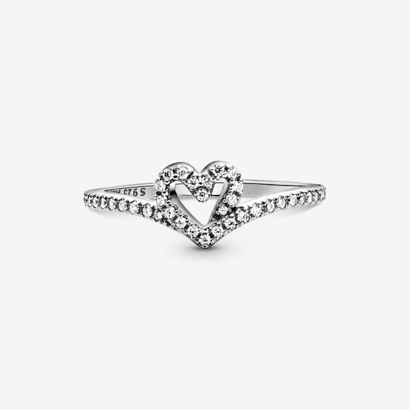 Pandora | Anello Cuore Desiderio Scintillante