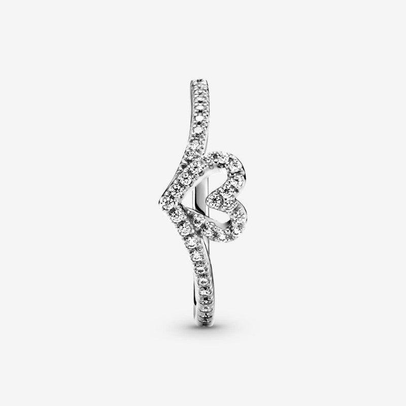 Pandora | Anello Cuore Desiderio Scintillante