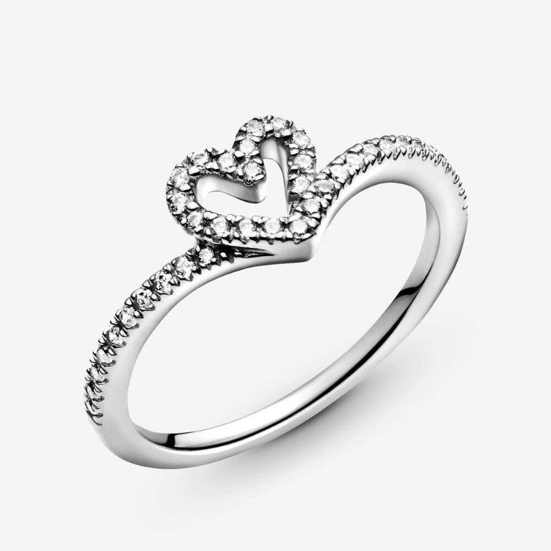 Pandora | Anello Cuore Desiderio Scintillante