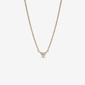 Collana Cuore con Tre Pietre