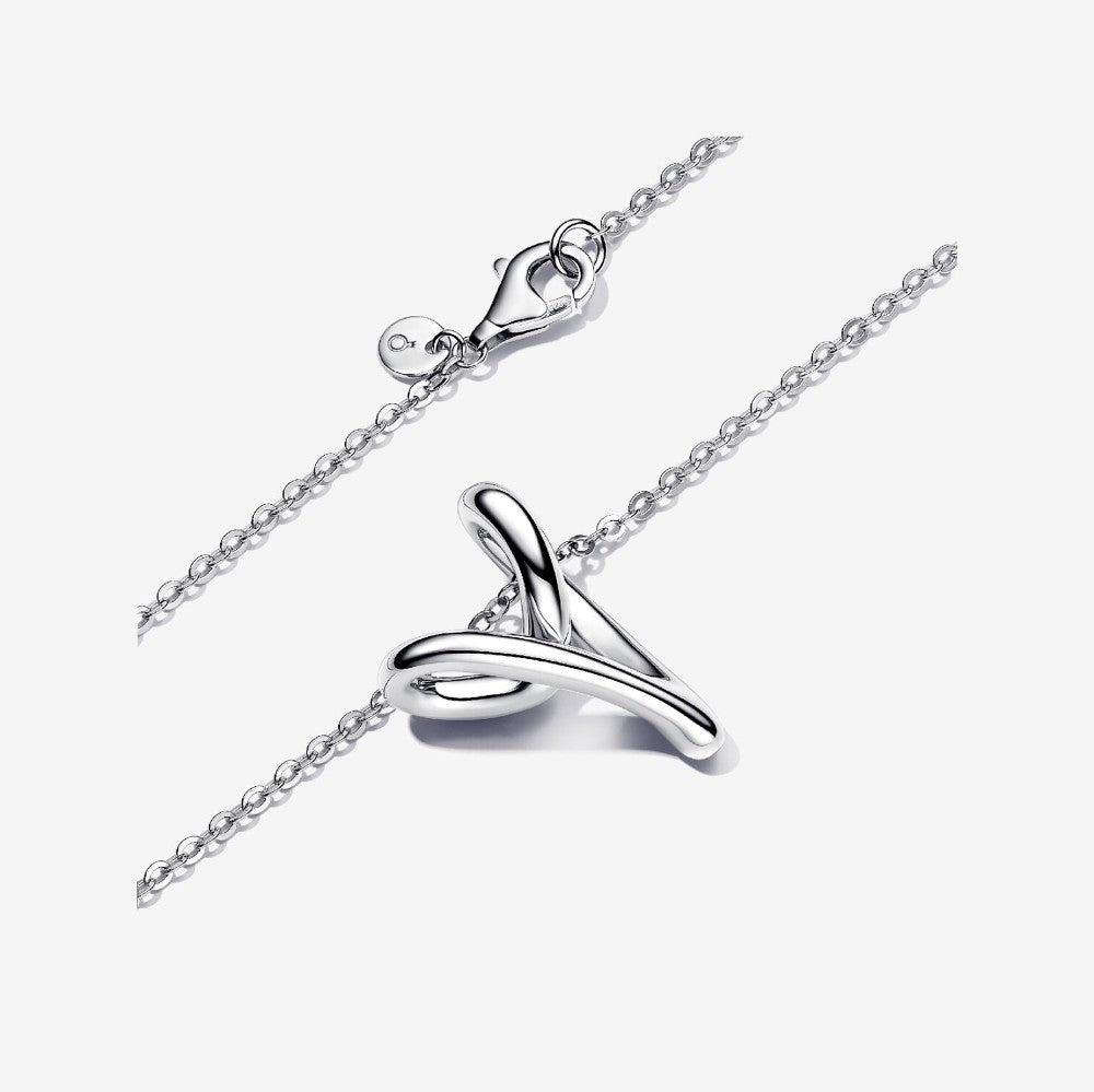 Collana Cuore Linea Sinuosa