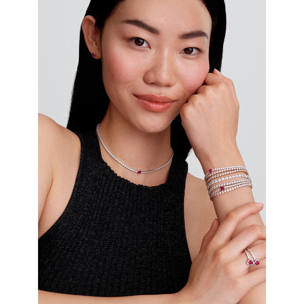 Collana Choker Cuore Rosso