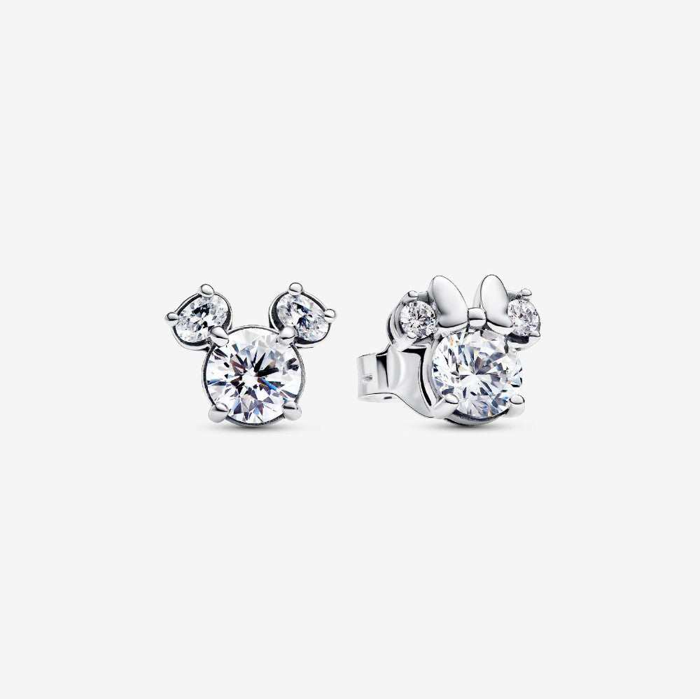 Disney, Orecchini Scintillanti Mickey Mouse e Minnie Mouse