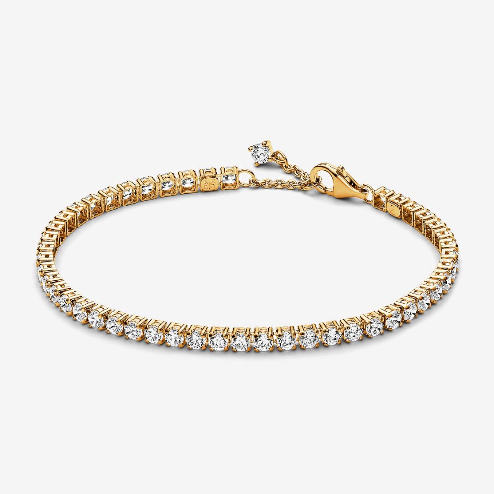 Bracciale Tennis Dorato