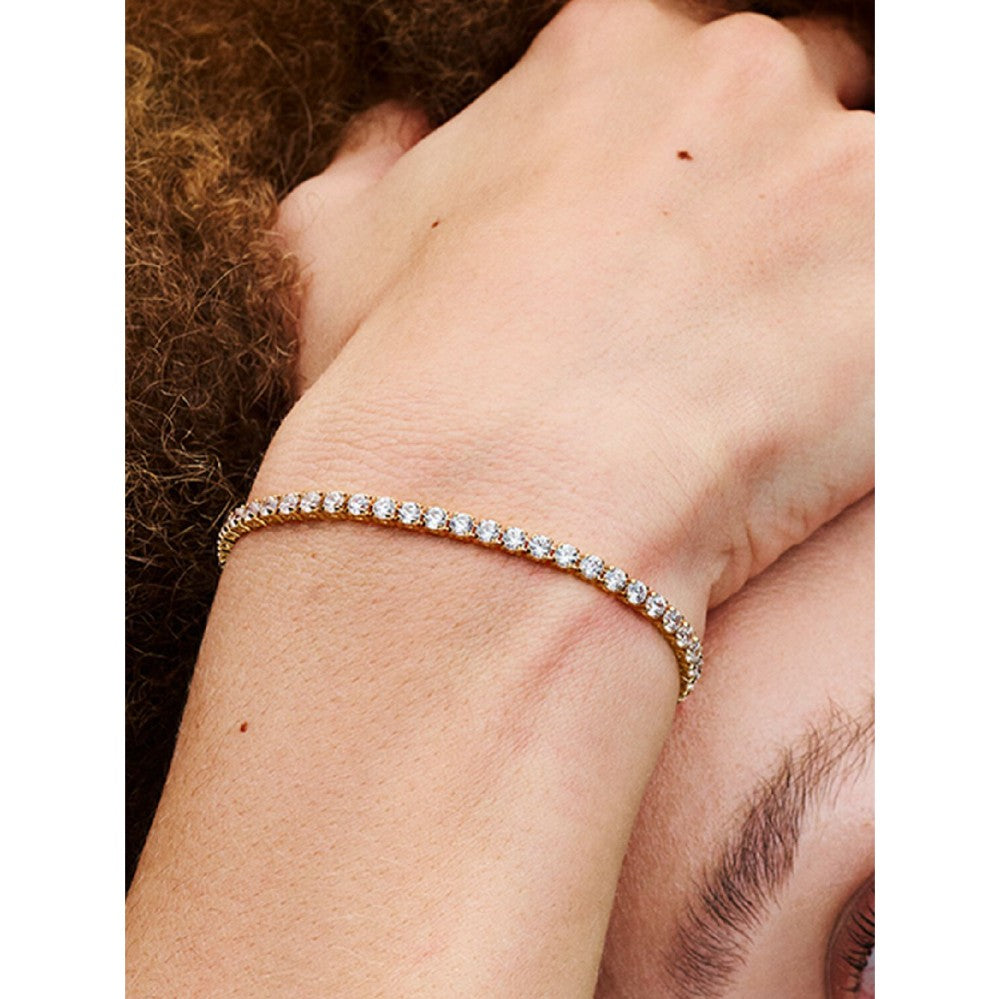 Bracciale Tennis Dorato